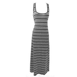 Black & White Maxi Stripe Dress